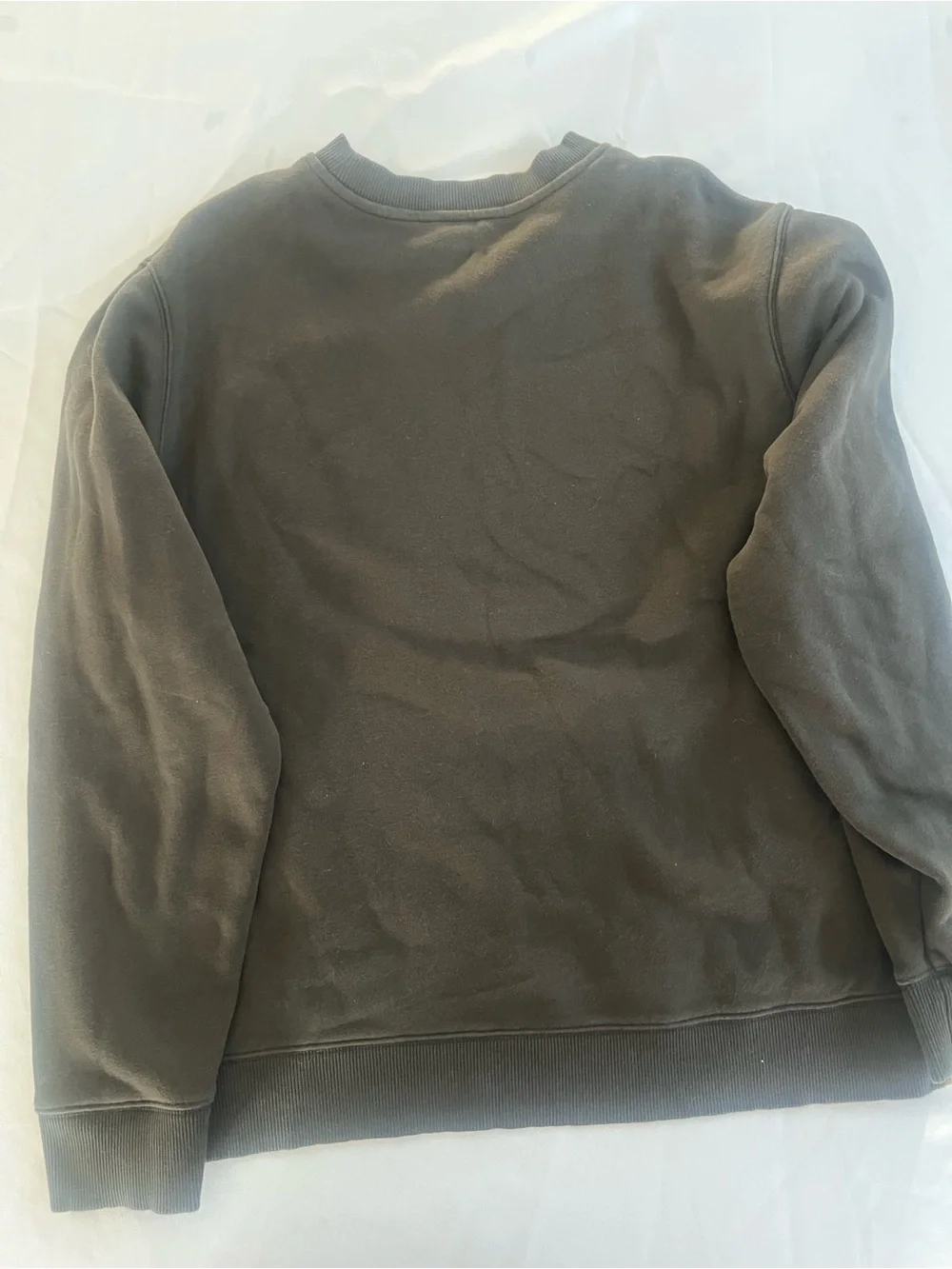 Banana Republic Men's Olive Green Crewneck Sweatshirt
